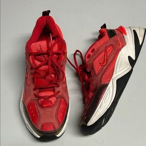 Nike M2K Tekno sneakers crimson men’s size 9